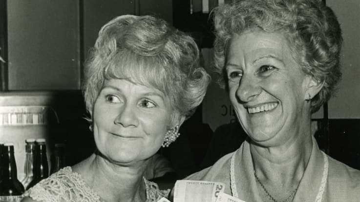 Ladies at a 1960s fundraising event