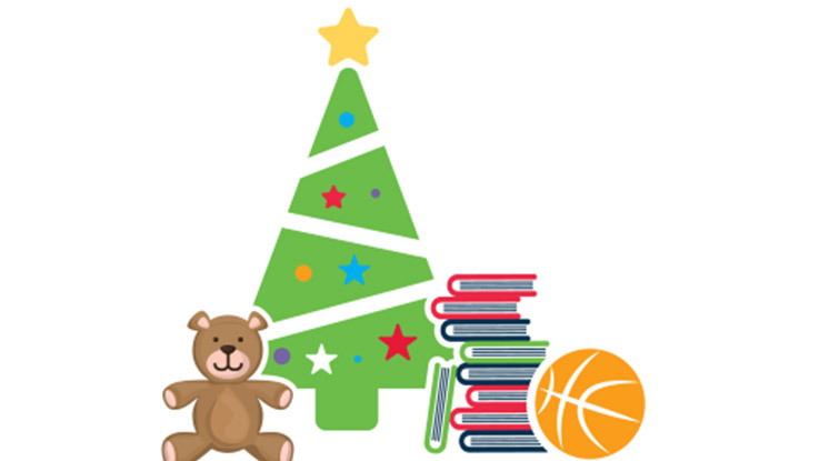 Xmas tree with gifts