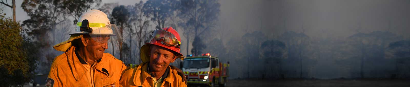 Australian bushfire crisis firemen
