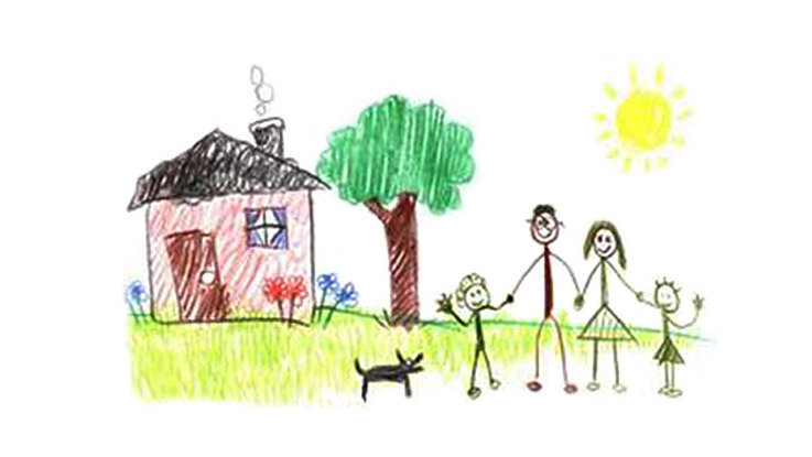 A drawing correspondence from a student
