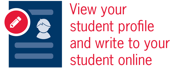 Supporters - Write to student and view profile