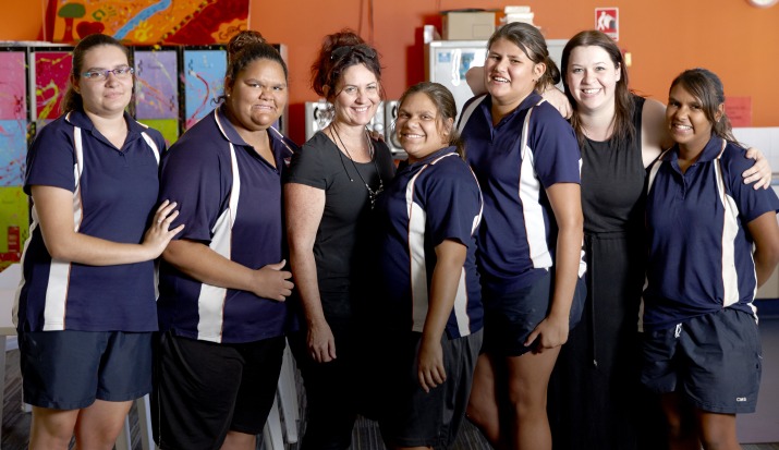 Girls at the centre