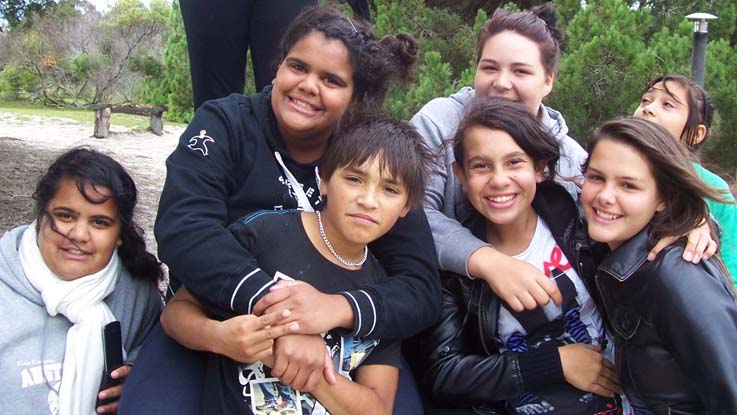 Group of students outdoors