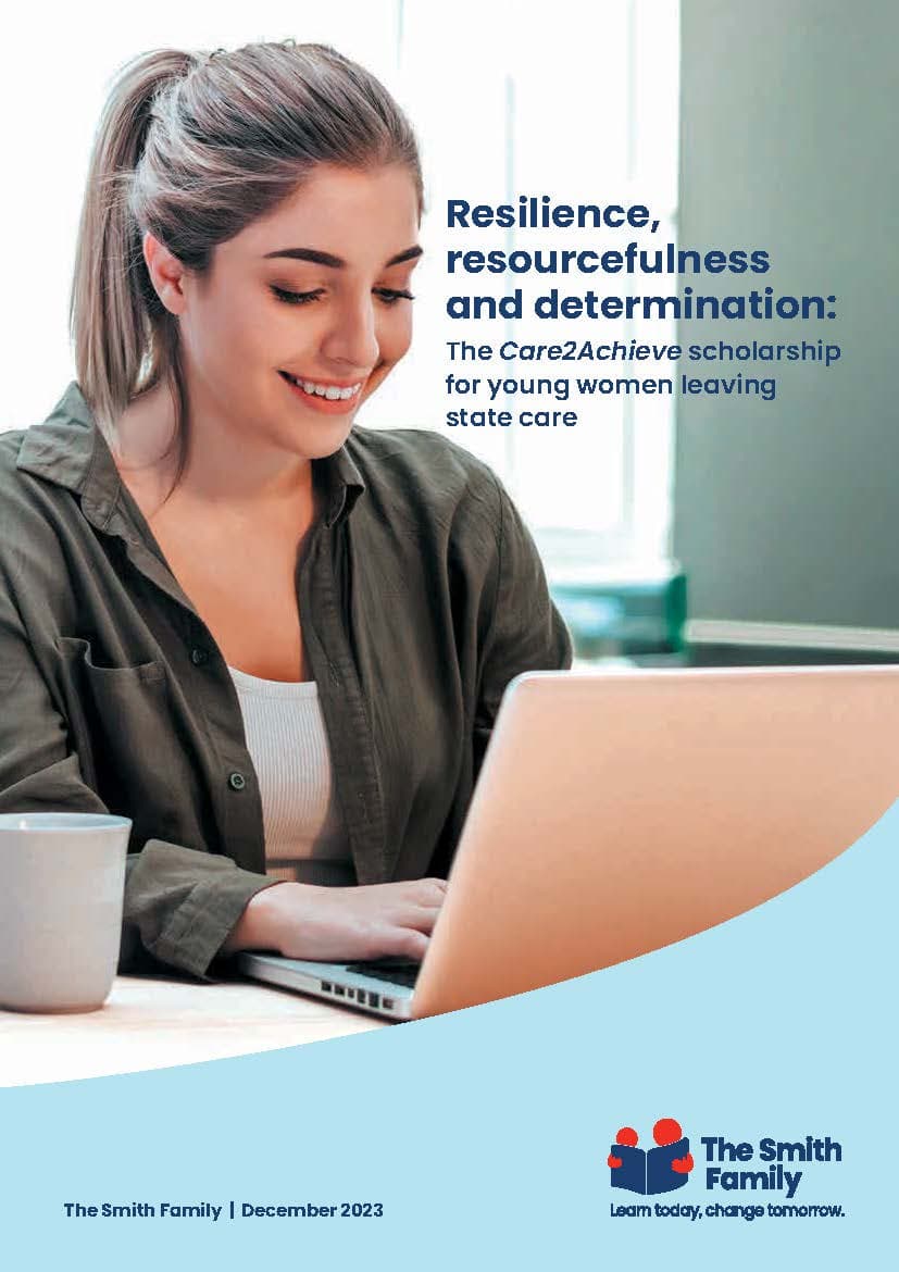 Resilience, resourcefulness and determination. Front cover of report