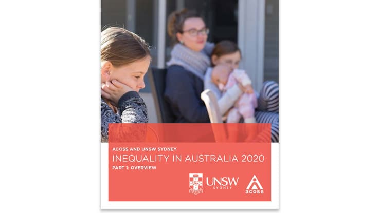 Inequality in Australia Report Cover Pic