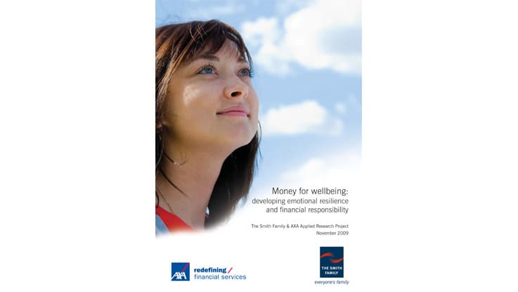 Money for wellbeing: developing emotional resilience and financial responsibility - 2009