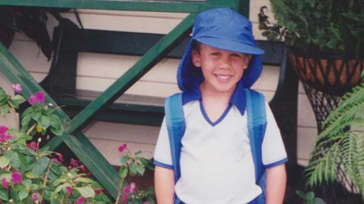 James in primary school