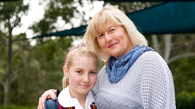 Learning for Life student Melanie with her mum Judy