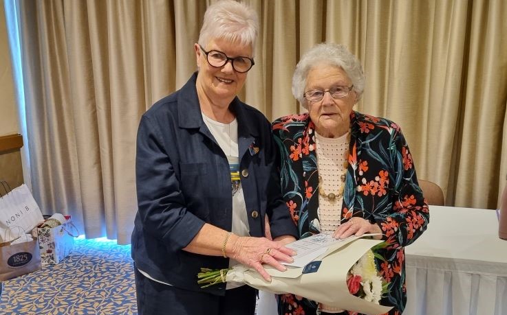 august-2024-president-sue-presents-joyce-with-100th-birthday-inspiration-to-women