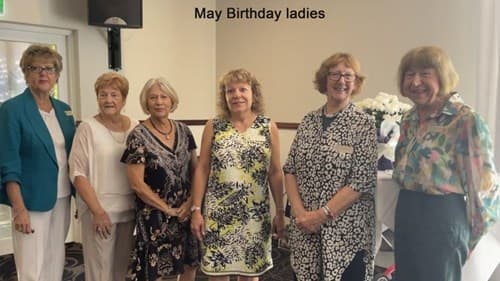 May Birthday Ladies