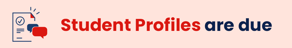 student profiles are due