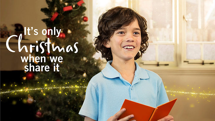 It's only Christmas when we share it